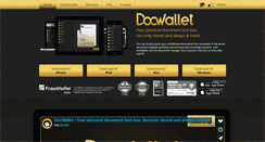 Desktop Screenshot of docwallet.com