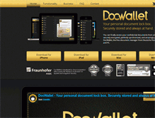 Tablet Screenshot of docwallet.com